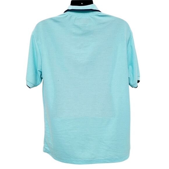 2/$20 Light Blue & Navy Blue Polo Golf Shirt Top Size: XXL - Picture 6 of 9